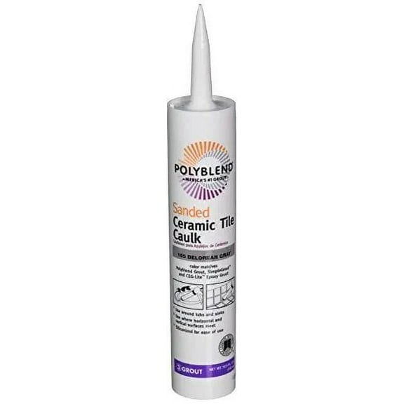 CUSTOM BLDG PRODUCTS PC16510S-6 10.5-Ounce Delorian Caulk by Custom Building Products
