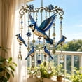 thumbnail image 6 of chaungfeng Hummingbird Wind Chime,Acrylic Sun Catcher,Memorial Gift for Women Grandma,Hanging Sunlight Catcher for Outdoor Yard Garden Home Decor(Blue Hummingbird), 6 of 6