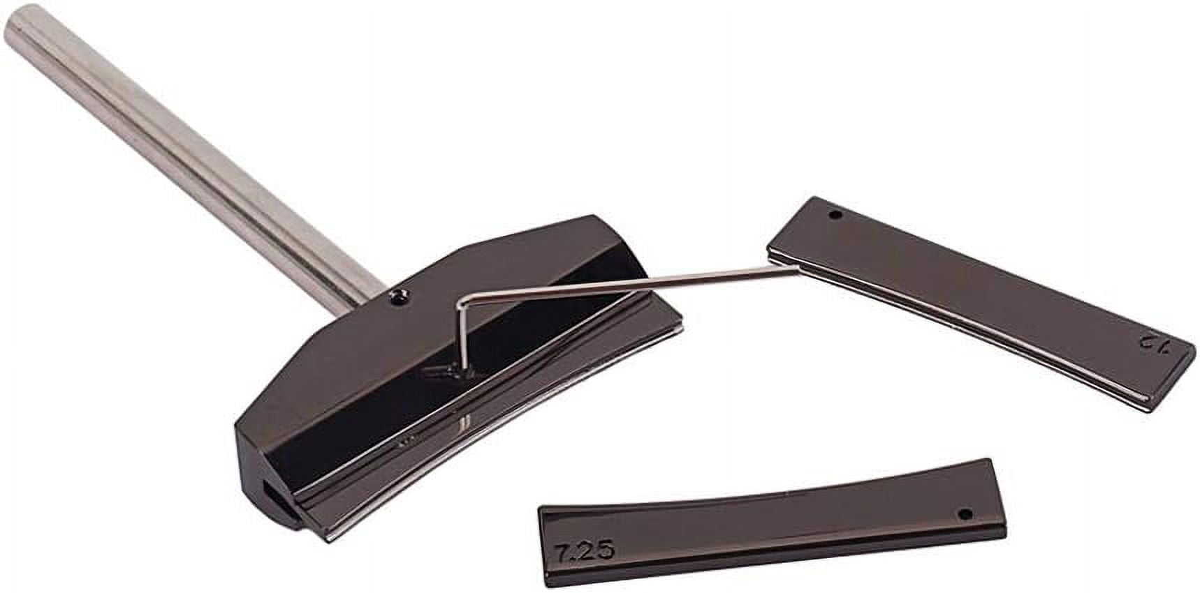 ABCISI Electric Guitar Repair Tool, Alloy Fingerboard Fret Press Caul with 12/7.25/9.5 Inserts, Guitar Fret Adjustment Tool Musical Instrument Accessory - Black