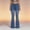 *Blue, variant on Women's Straight Leg Flare Jeans,Casual Stretch Slim Denim Pants Blue,Womens Plus XXL