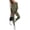 Army Green, variant on Two Piece Sets for Women Lounge Outfit Knit Solid Color Long Sleeve Pullover Tops with Drawstring Slim Pants Set Tracksuit Beige-L