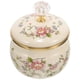 thumbnail image 1 of Recipiente de almacenamiento esmaltado, almacenamiento de aperitivos de cocina, tarro de almacenamiento multiusos para dulces, galletas, especias, tarro Floral, 1 of 7