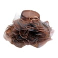 thumbnail image 1 of PMVFHDE Chapeau de Soleil pour Femmes Style Européen Fleur Maille Mode Chapeau Haut de Forme Robe Casquette, 1 of 3