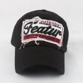 thumbnail image 4 of Hats for Women Unisex Washed Embroidery Baseball Cap Casual Street Dance Hat Black One Size, 4 of 4