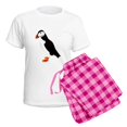 thumbnail image 5 of CafePress - Pretty Puffin Women's Light Pajamas - Women's Short Sleeve Print T-Shirt and Pants Light Cotton Pajama Set, 5 of 7