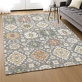 thumbnail image 6 of Addison Rugs Mayfield Premium Machine Washable Transitional Bohemian Gray Rectangle Rug, 3' x 5', 6 of 6