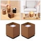 thumbnail image 3 of Pie de pata de muebles Autoadhesivo antideslizante Elevadores de muebles Sil Escritorio Pies de Accesorios Cuadrado 6x5cm Marrón Macarena Elevadores de sofá, 3 of 8