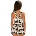 thumbnail image 2 of FUIALDOLG Little Girls Cartoon Dachshund Dog Swimwear Girl's One Piece Swimsuit with Skirt Sleeveless A-line Swim Dress Comfort Toddler Wide Strap SwimsuitsTeens Beach Outfits for Pool Party 12-13Y, 2 of 7