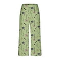 thumbnail image 6 of IROINNID Pajamas Sets for Women Printed Two Pieces Short Sleeve Sleep-shirt and Capri Pants with Pockets Loungewear Pajamas Sets,Olive Green, 6 of 8