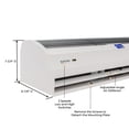 thumbnail image 3 of Awoco FM1209T Awoco FM1209T 36' Slimline 2 Speeds Unheated Indoor Air Curtain with Magnetic Door Switch, 3 of 7