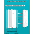 thumbnail image 6 of 4-Pack Self-Adhesive Power Strip Holders – Wall-Mounted Cable Management Racks for Home & Office TIKA, 6 of 13