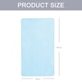 thumbnail image 3 of Juego de toallas de baño MaopaoBeauty, paquete de 2 unidades, 89 x 178 cm, azul, 3 of 7