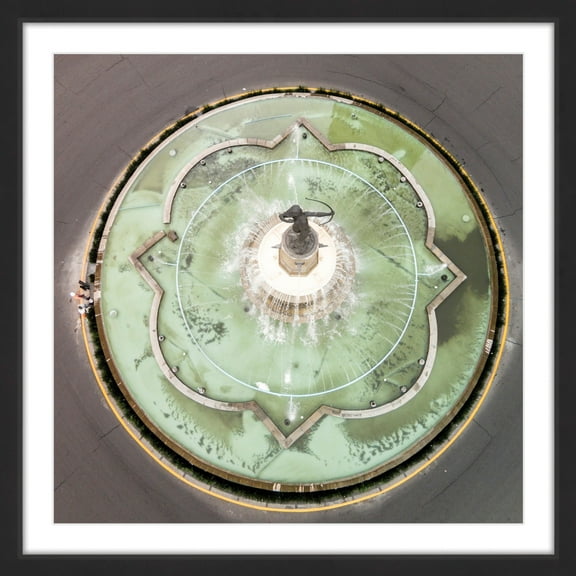 "Archer Statue" Framed Painting Print