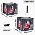 thumbnail image 3 of Home Organizer Foldable Fabric Storage Bin With Handle Santa Claus Dozing Off, 3 of 7