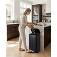 thumbnail image 2 of TEQIN Stainless Steel Trash Can with Lid, Large Garbage Can, Rustproof Step-on Kitchen Metal Trash Bin with Inner Bucket for Kitchen Office, 2 of 7