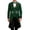 #0340-Green, variant on Betivan Men's St. Patrick's Day Tailcoat, Medieval Retro Solid Color Mid-Length Formal Vintage Coat for Holiday Parties Performances