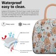 thumbnail image 3 of Womens Pioneer Flower Floral Print Pattern Lunch Box for Work,Insulated Lunch Bag for Women,Loncheras Para Mujer,Leakproof Adult Lunch Bag for Work,Beach,Travel,Picnic,Camping, 3 of 7