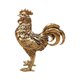thumbnail image 2 of Estatua de pollo de latón, figura decorativa retro coleccionable, adorno antiguo, escultura de animal para coche, estante, sala de estar y jardín., 2 of 10