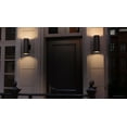thumbnail image 2 of Urban Ambiance Luxury Modern Outdoor Wall Light, Size: 18"H x 6"W, with Transitional Style Elements, Midnight Black Finish, UHP1066, 2 of 7