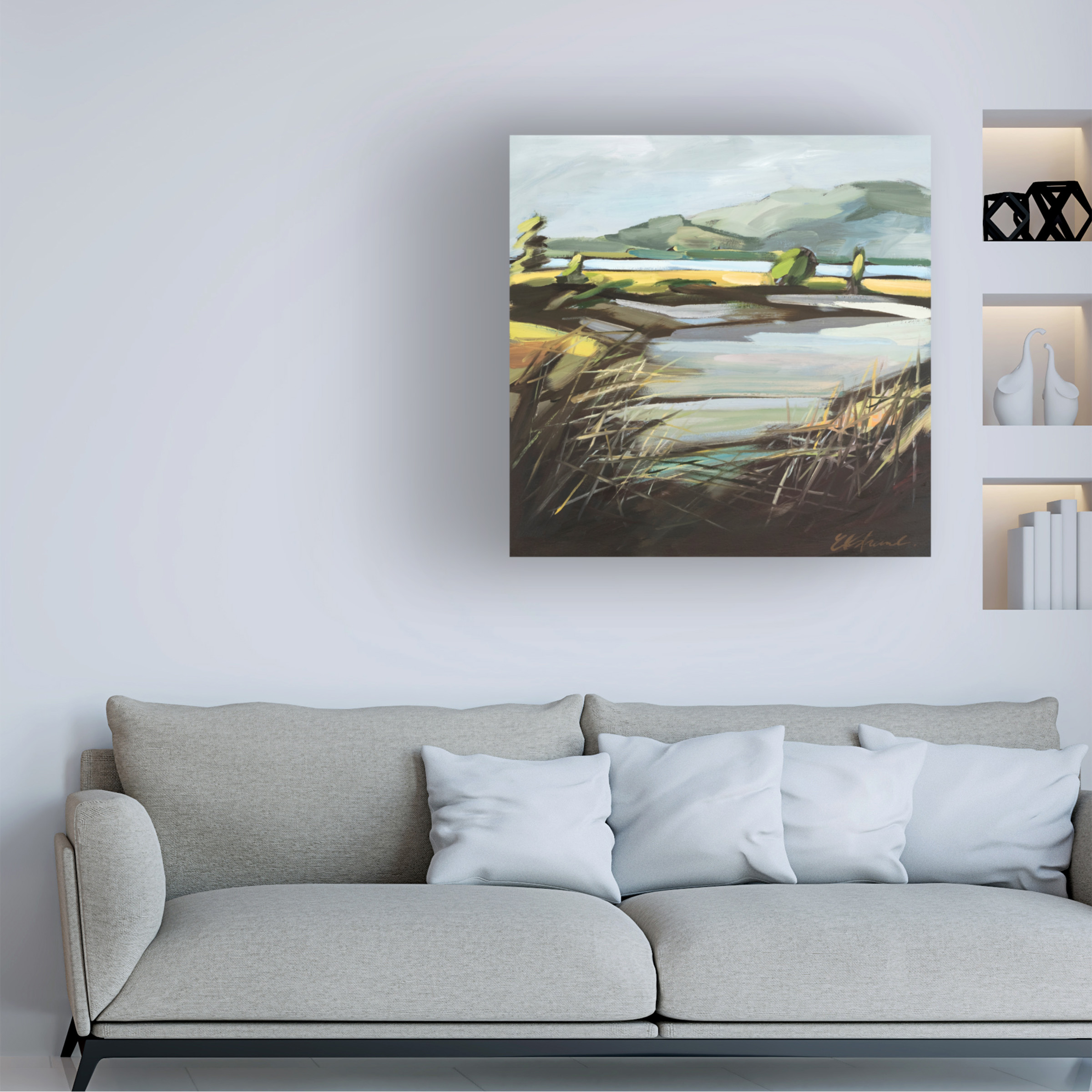 Kris Ekstrand 'Pantano' Canvas Art