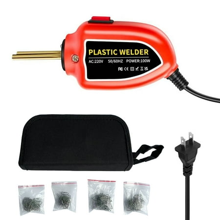 Arealer 100W Welder Hot Stapler Machine Car Kit with Pliers    200pcs FlatOuter CornerInner Corner/ Welding Nails for /Kayak/ Products