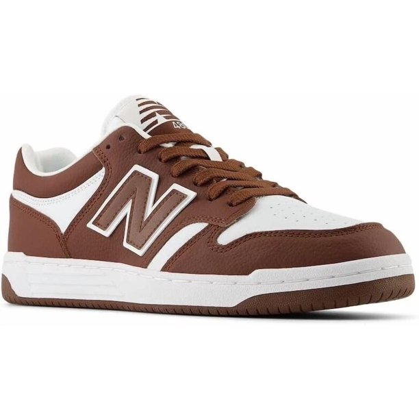 New Balance 480 BB480LHB Sneaker Mens Brown White Lace Up Lifestyle Shoes LR3373