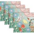 thumbnail image 5 of Coolnut Easter Cloth Napkins 1PCS,Easter Cute Bunny and Chicks Soft and Skin Friendly Dinner Napkins Washable for Dinner, Hotel,Reunion,BBQ Party, 5 of 7