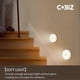 thumbnail image 2 of Motion Sensor Night Light,Led Night Light, Magnetic Indoor Motion Detector Lamp, USB Rechargeable,Warm white,Pack of 2, 2 of 4