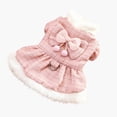 thumbnail image 1 of TIELUTT Elegant Winter Dress Cozy Warm Apparel with Bowknot Soft Pet Clothes for Medium Dogs Summer Pet Clothes Hangers and Rack Pet Clothes Hangers Small Pet Clothes Hangers for Closet Pet Clothes R, 1 of 5