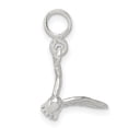 thumbnail image 2 of 925 Sterling Silver Polished Bird Enhancer Charm 21x11mm Wide Pendant Necklace for Women - 1.6 Grams, 2 of 4