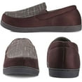 thumbnail image 2 of Zizor Men's Moccasin Slipper Cozy Lightweight House Shoes, 2 of 6