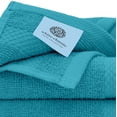 thumbnail image 6 of White Classic Hotel Collection Luxury 8-Piece 100% Turkish Cotton Towel Set, Aqua, 6 of 9