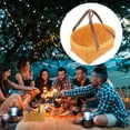 thumbnail image 4 of OULII 1Pack Shopping Basket Wood Chip Light Brown for Retail Store Use, 4 of 8