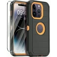 thumbnail image 2 of Designed For IPone 11-16  Case,[2 Screen Protections],Heavy Duty Drop Protection Full Body Rugged Shockproof Horizontal Cut-Outs Durable Cover,Compatible With IPone 11-16 Series, 2 of 9