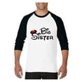 thumbnail image 1 of MmF - Mens Raglan Sleeve Baseball T-Shirts, up to Size 3XL - Big Sister, 1 of 4