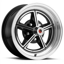 Legendary Wheels Magstar II - 15 x 7 in. - 5 x 4.5 - 4.25 bs - Gloss Black/Machined