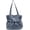 Blue, variant on JennyShop Large Capacity Tote Purse with Multiple Pockets, Hot Sale Denim Shoulder Handbag, Elegant Versatile Underarm Bag