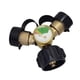 thumbnail image 4 of Divisor de propano Colamx de 2 vías con válvula de cierre Y conector rápido, 4 of 8