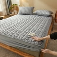 Cotton Thicken Mattress Cover Quilted Mattress Portector Topper Pad