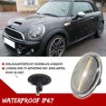 thumbnail image 4 of GTINTHEBOX For MINI Cooper R55 R56 R57 R58 R59 Clear Amber LED Fender Side Marker Lights, 4 of 11