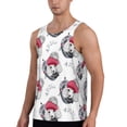 thumbnail image 2 of Easygdp Cute Poodle Dog Men's Tank Top, Sleeveless Muscle T Shirts, Breathable, Quick-Dry, Loose for Gym, Running, Fitness - Medium, 2 of 9