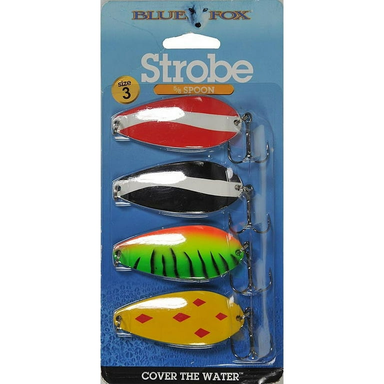 BLUE FOX スプーンルアーセット Blue Fox Strobe Spoon kit 5/8 oz - Walmart.com