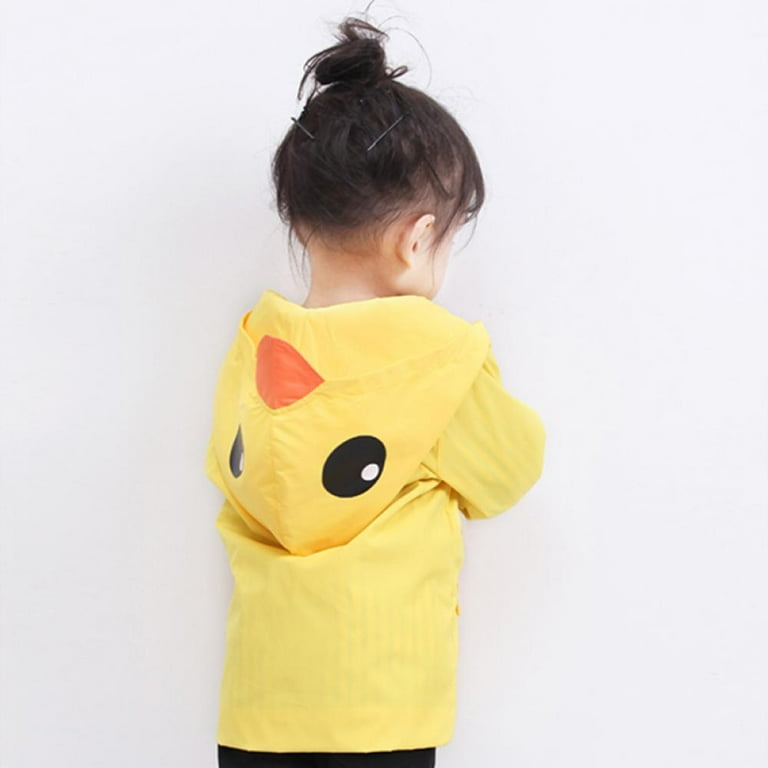 GYRATEDREAM Toddler Baby Boy Girl Duck Raincoat Cute Cartoon
