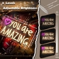 thumbnail image 4 of Letrero de neón Ao Yee ZGL You Are Amazing, luz LED USB rosa, 4 of 5