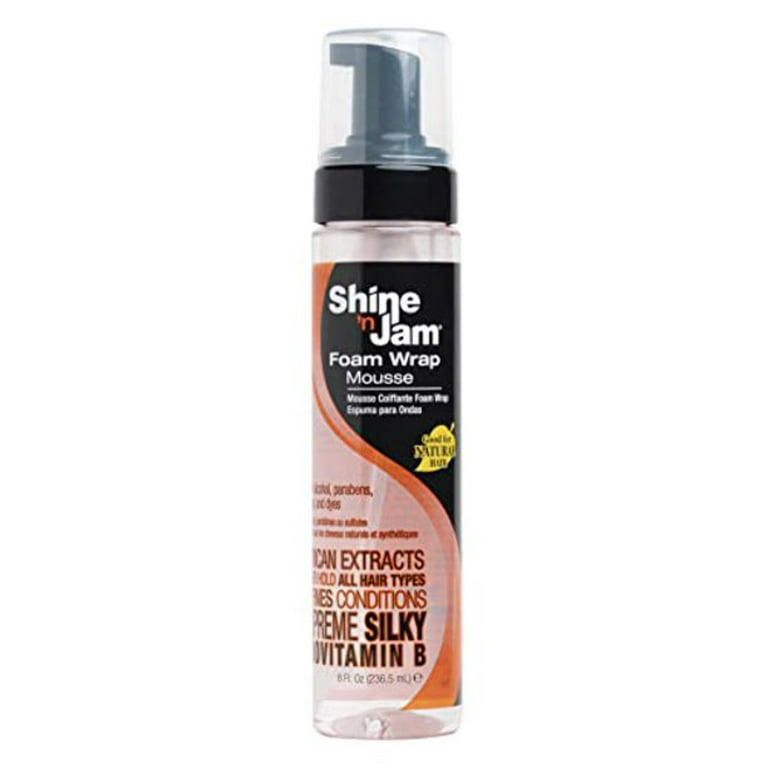 AMPRO Shine 'n Jam Supreme Foam Wrap Mousse (8oz) AMPRO Shine 'n Jam Supreme Foam Wrap Mousse (8oz)