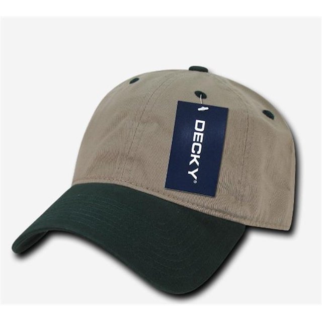 Decky 205-KHAFOR Relaxed Washed Cotton Caps - Khaki,Forest