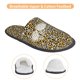 thumbnail image 3 of Balery Leopard Pantuflas de Casa de Felpa Silenciosas con Diseño Estampado, Zapatillas Cómodas Antideslizantes de Algodón para Interior-Medium, 3 of 8