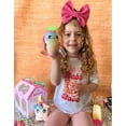 thumbnail image 4 of Set de juego Squeezamals Unicorn Palace con unicornio de peluche y comida, 4 of 5