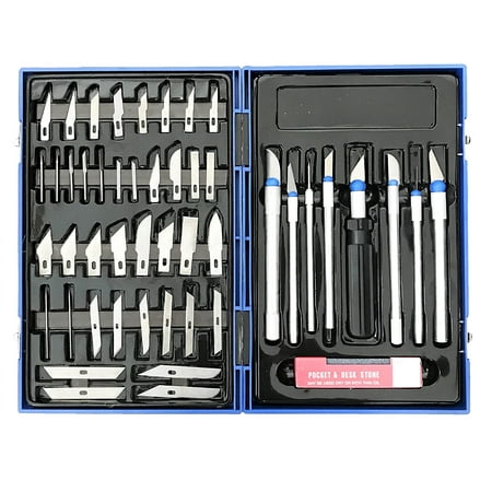 Hobby Blade - 56pc Precision Hobby Knife Set Kit Exacto Knives Blades Craft Razor Scrapbooking, WennoW 56pc Precision Hobby Knife Set Kit Exacto Knives Blades Craft.., By WennoW