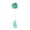 Green-B, variant on Double Ended Silicone Facial Cleansing Brush Multifunction Handheld Scrubber Cleaning Massage Applying Beauty Tool, 6.3×0.91 inch, Green-A
